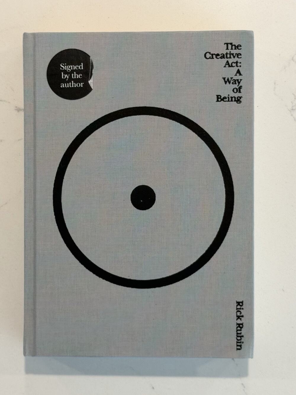 Rick Rubin SIGNED Book The Creative Act Way Of Being Autographed #4
